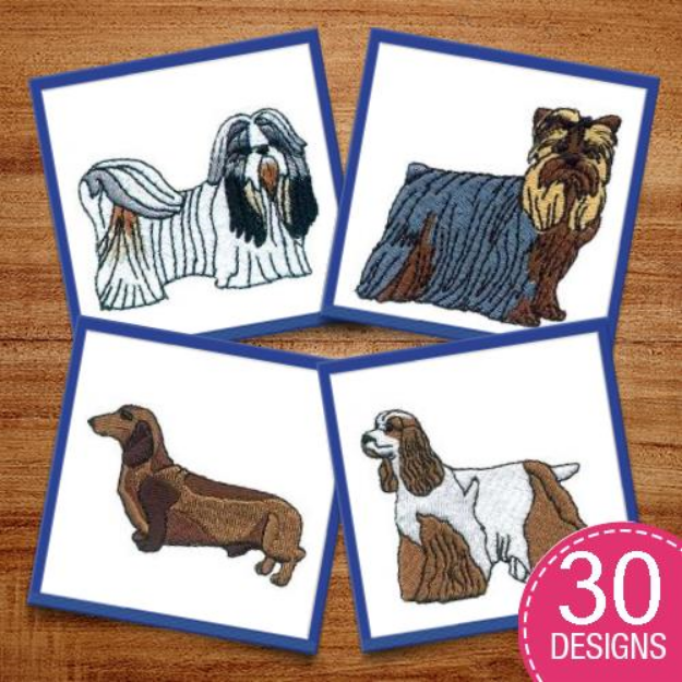 Picture of Dog Pack #2 Embroidery Design Pack