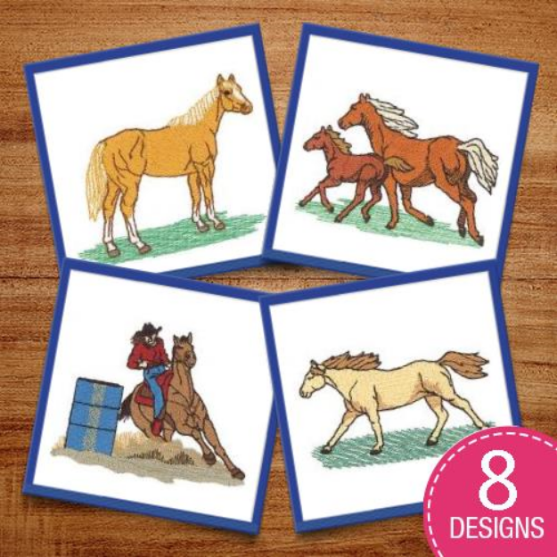 Picture of Horse & Western Pack #4 Embroidery Design Pack