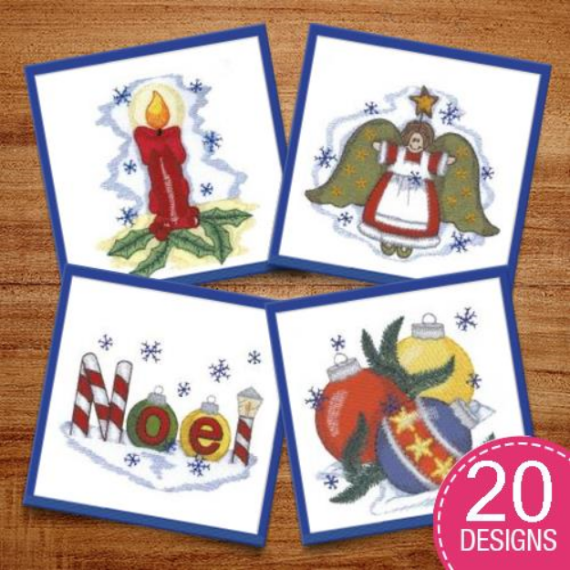 Picture of Holiday  Snowflakes Embroidery Design Pack