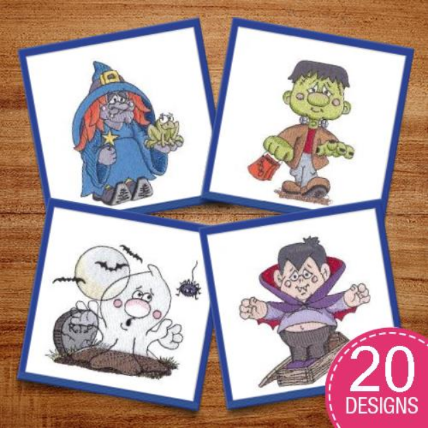 Picture of Halloween Embroidery Design Pack