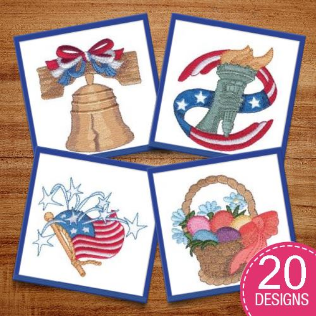 Picture of Holiday Variety Embroidery Design Pack