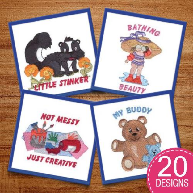 Picture of Toddlers World Embroidery Design Pack
