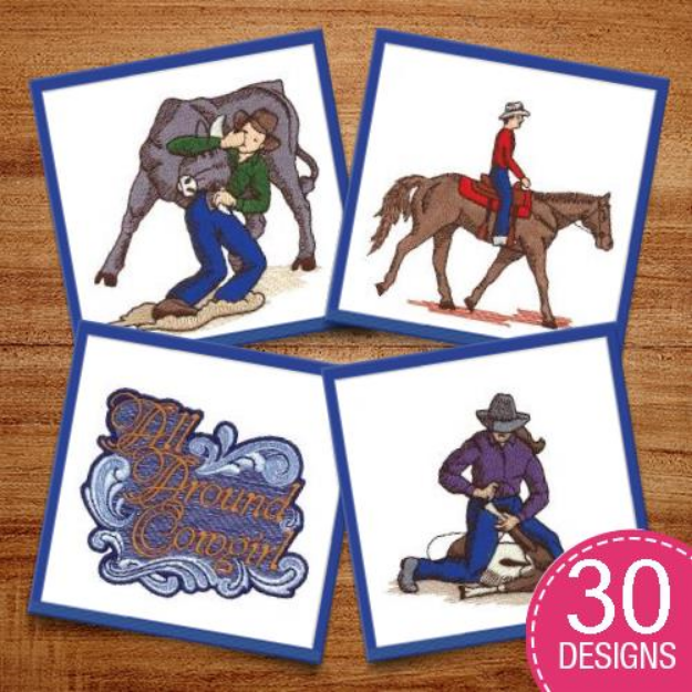 Picture of Horse & Western Pack #6 Embroidery Design Pack