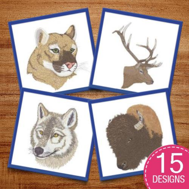 Picture of Wildlife Pack #16 Embroidery Design Pack