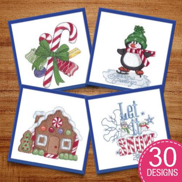 Picture of Christmas Pack #15 Embroidery Design Pack