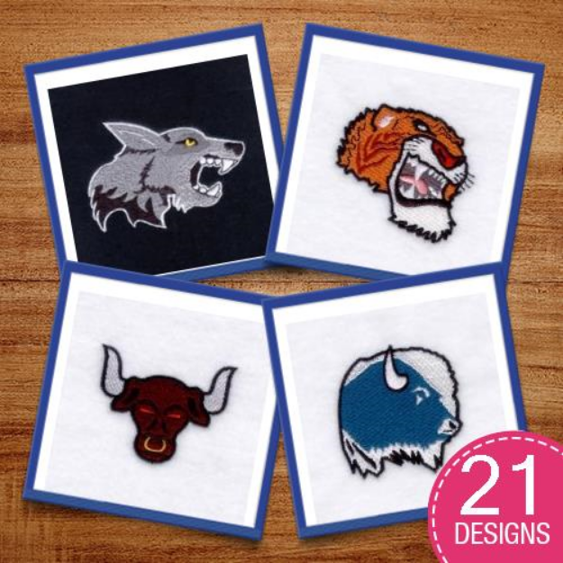 Picture of Sports Mascots Embroidery Design Pack