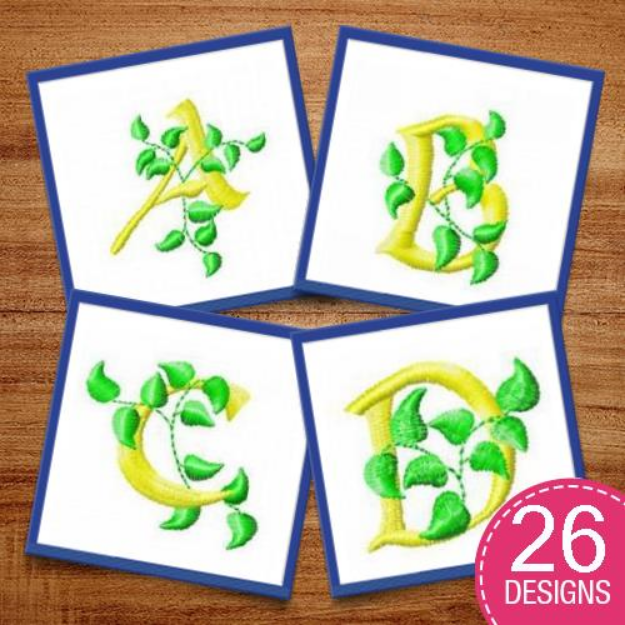 Picture of Monograms Embroidery Design Pack