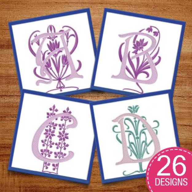 Picture of Monograms 18A Embroidery Design Pack