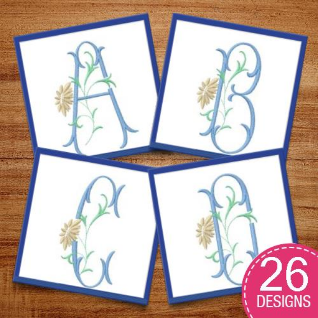 Picture of Monograms 21 Embroidery Design Pack