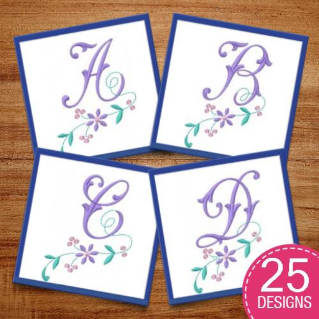 Picture of Monograms 23 Embroidery Design Pack