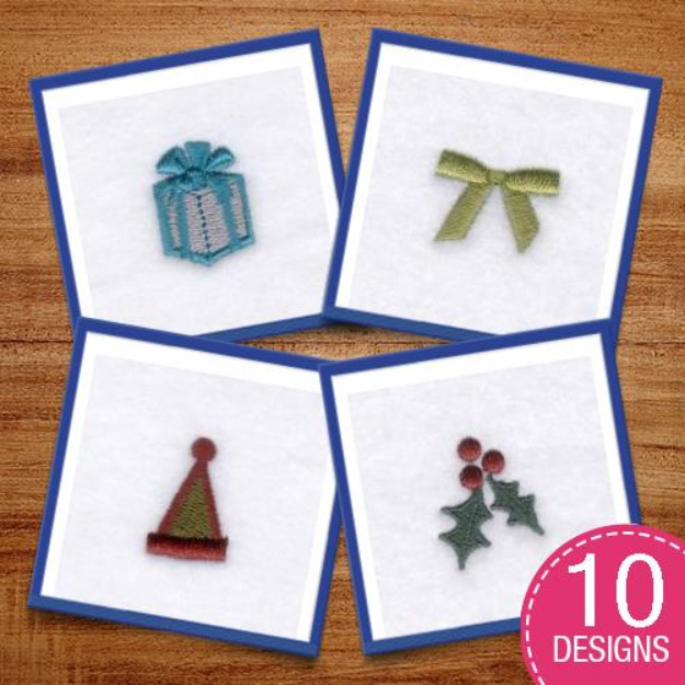 Picture of Christmas Décor Icons Embroidery Design Pack