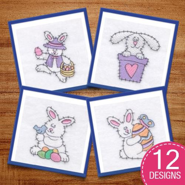 Picture of Country Easter Embroidery Design Pack