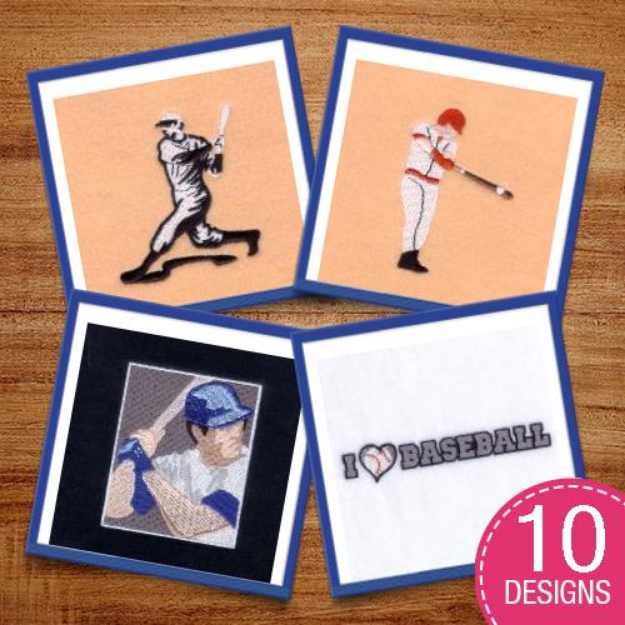 Picture of Baseball Embroidery Design Pack