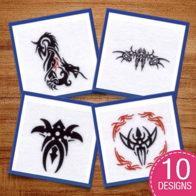 Picture of Tattoo Embroidery Design Pack