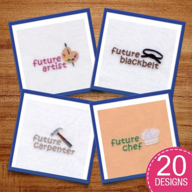 Picture of Future Professions Embroidery Design Pack