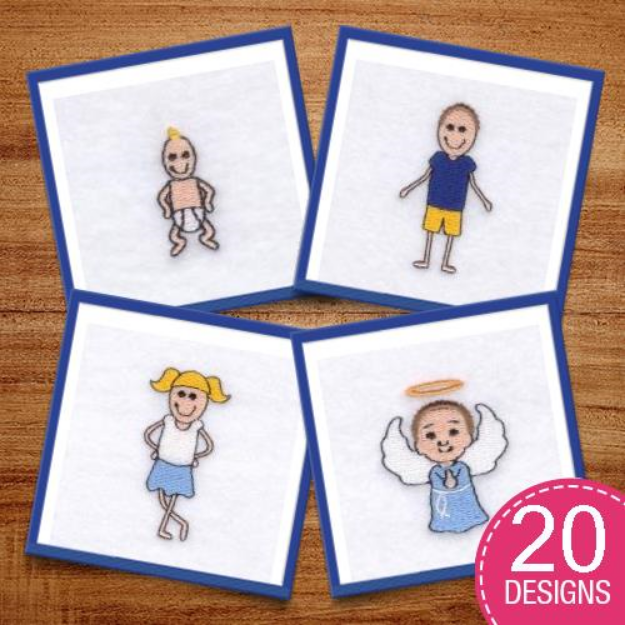 Picture of Grandparents Embroidery Design Pack