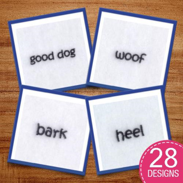 Picture of Good Dog Embroidery Design Pack