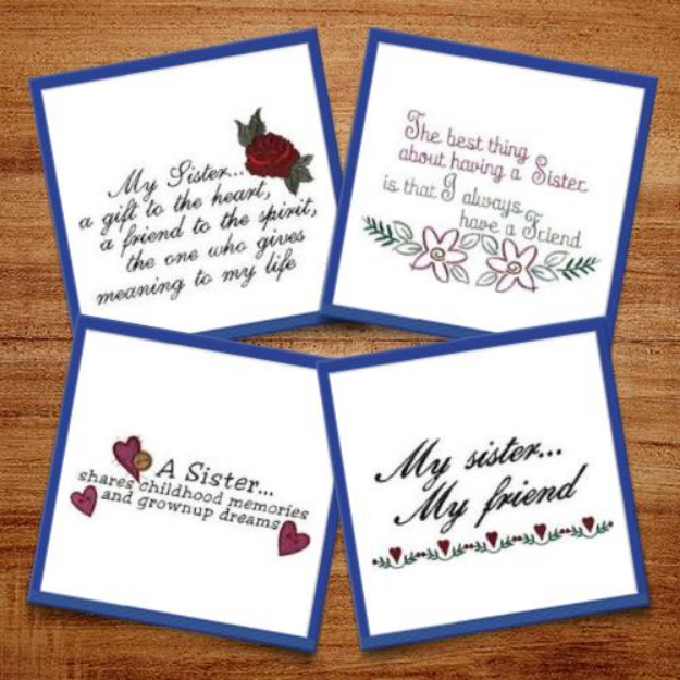 Picture of Sister Package COMBO Embroidery Design Pack