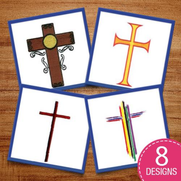 Picture of Cross Package R Embroidery Design Pack