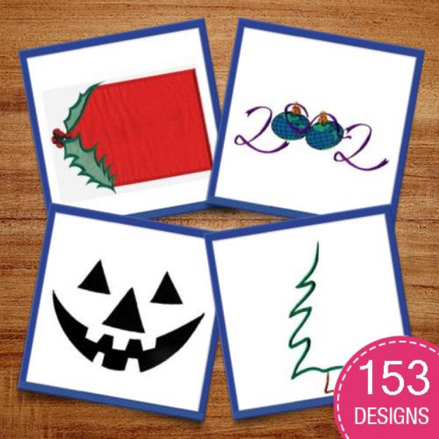 Picture of Holiday Package COMBO Embroidery Design Pack