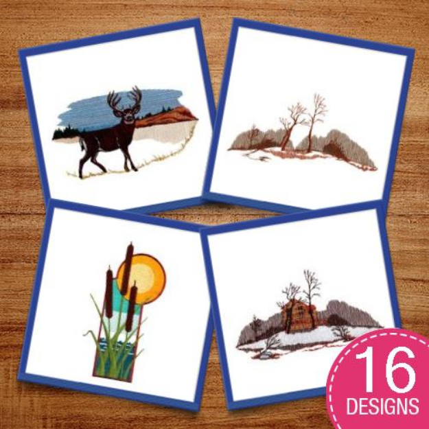Picture of Outdoor Package R (Outdoor Scenes) Embroidery Design Pack