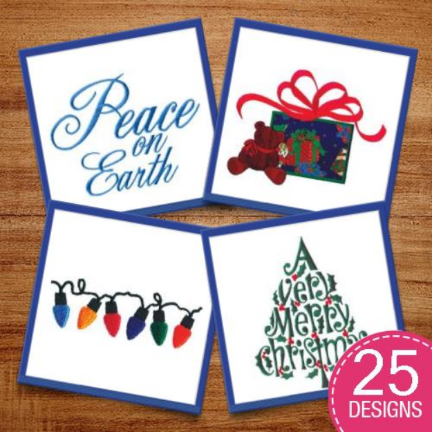 Picture of Christmas Package #2 Embroidery Design Pack