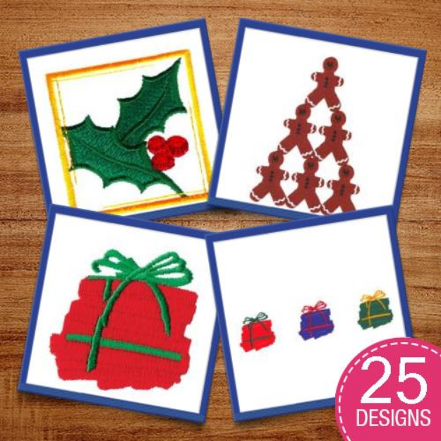 Picture of Christmas Package #3 Embroidery Design Pack