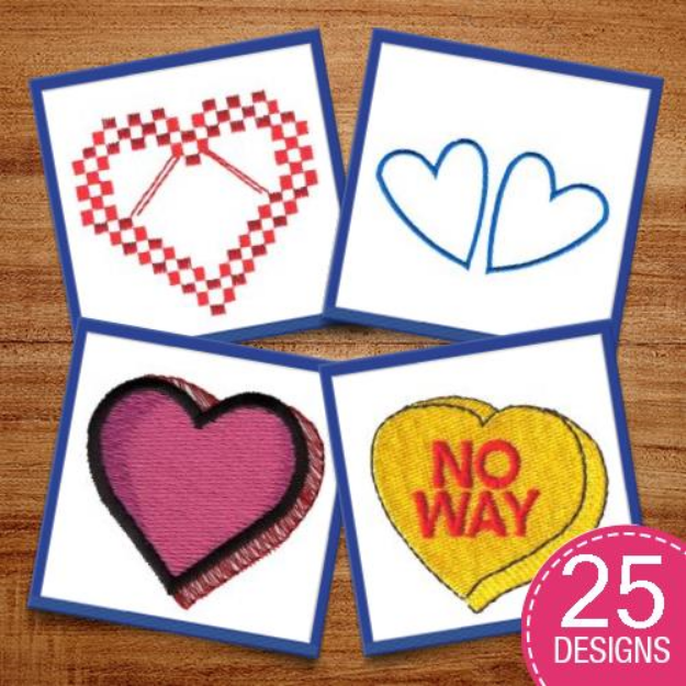 Picture of Love Package #3 Embroidery Design Pack