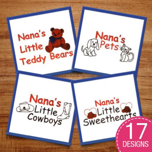 Picture of Nana Package Embroidery Design Pack