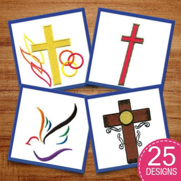 Picture of Religious Icon Package Embroidery Design Pack