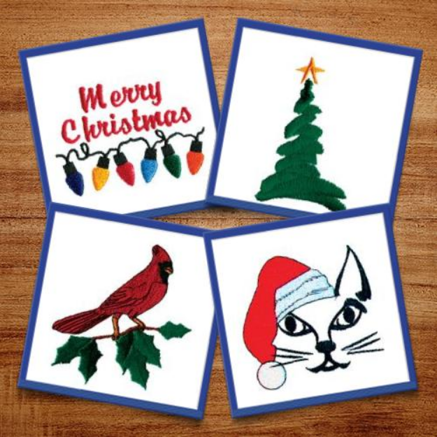 Picture of Christmas #4 Package Embroidery Design Pack