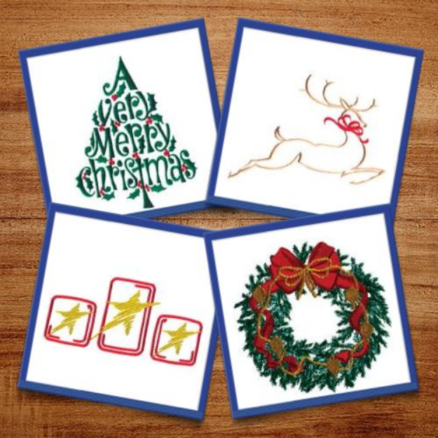 Picture of Christmas Package MegaPack Embroidery Design Pack