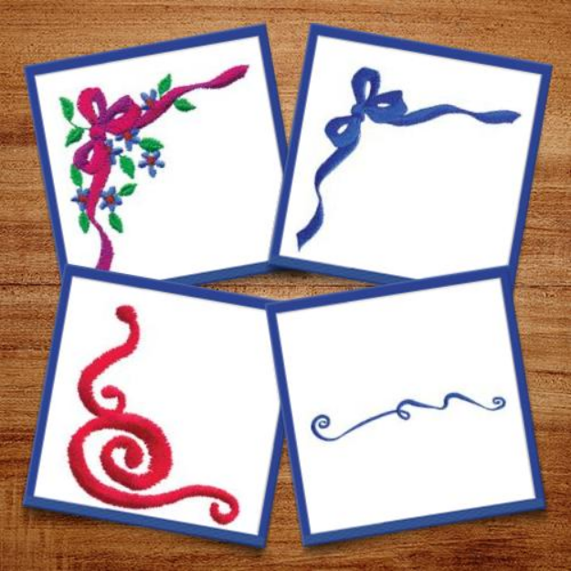 Picture of Corner Package Combo Embroidery Design Pack