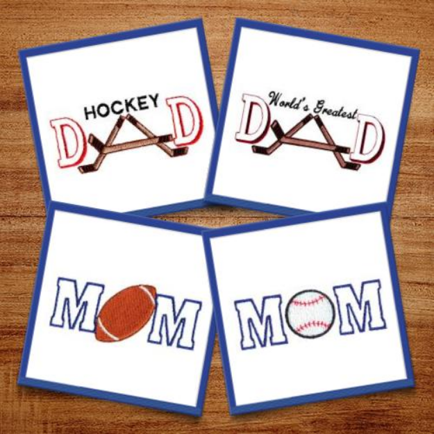 Picture of Relative Sports Package #2 Embroidery Design Pack