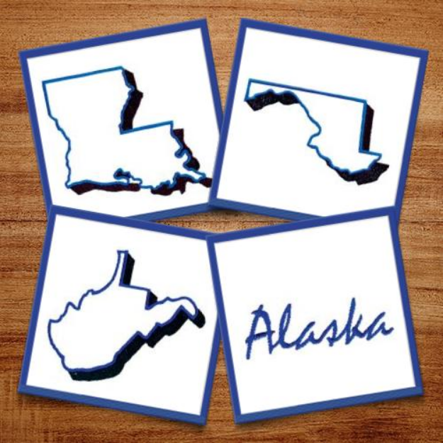Picture of States & Names - Mega Pack Embroidery Design Pack
