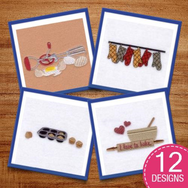 Picture of Baking Embroidery Design Pack