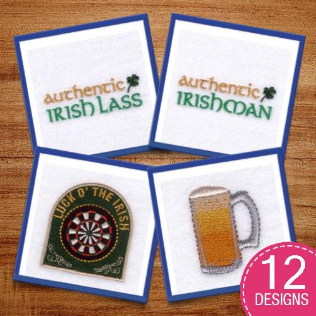 Picture of Irish Pub Embroidery Design Pack