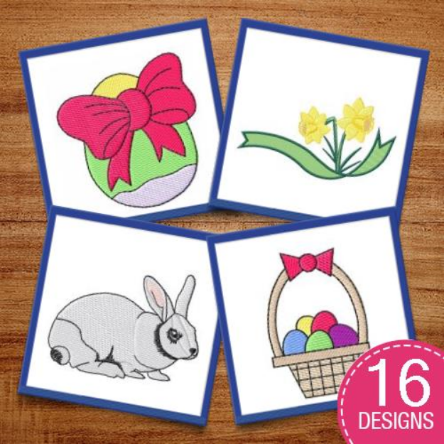 Picture of Easter Embroidery Design Pack