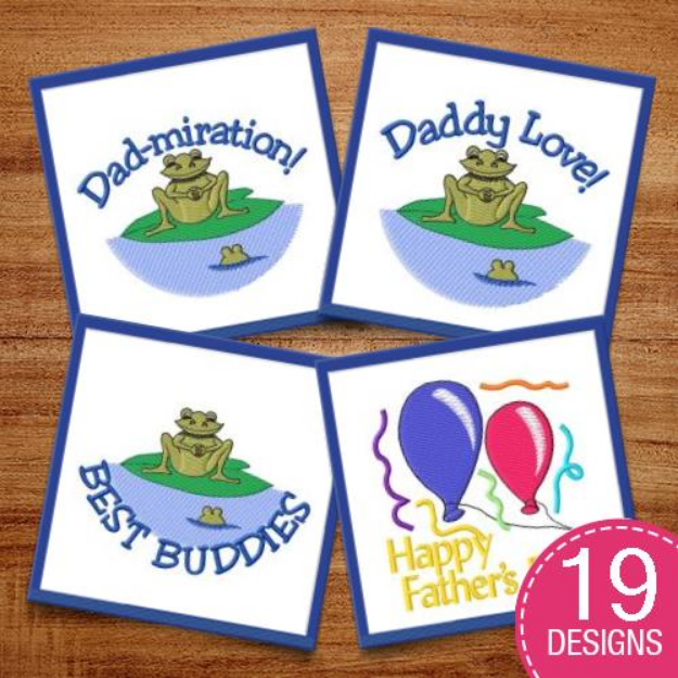 Picture of Fathers Day Embroidery Design Pack