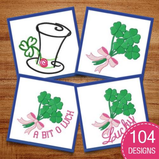 Picture of St. Patricks Mega Pack Embroidery Design Pack