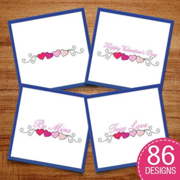 Picture of Valentine's Galore! Embroidery Design Pack