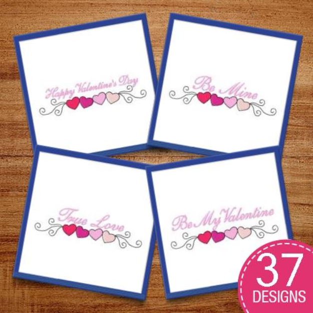 Picture of True Love Embroidery Design Pack