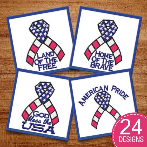Picture of 4th of July Celebration Embroidery Design Pack