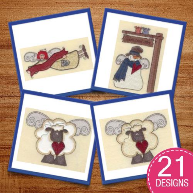 Picture of Angels Abound Snicker Doodle Embroidery Design Pack