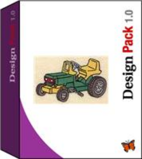 Picture of John Deer's Tractors Embroidery Design Pack