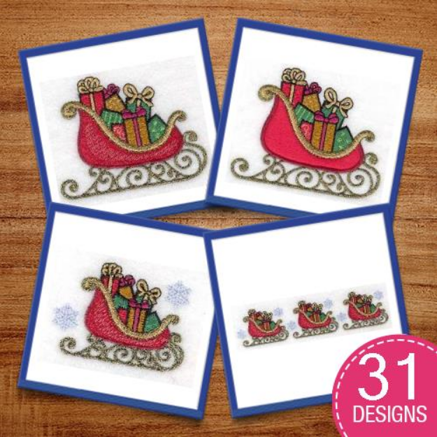 Picture of Festive Embroidery Design Pack