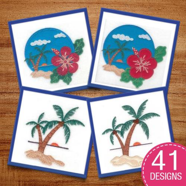 Picture of Hawaiian Flavor Embroidery Design Pack