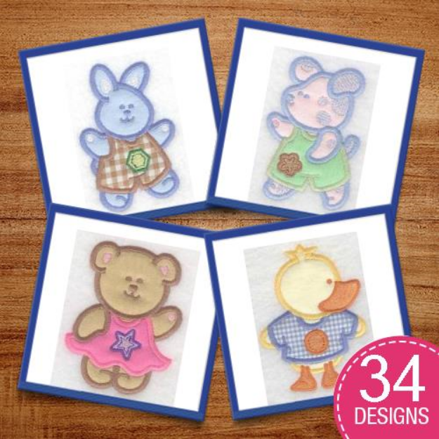 Picture of Baby Cuddle Embroidery Design Pack
