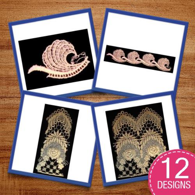 Picture of Vintage Lace 6 Volume 2 Embroidery Design Pack