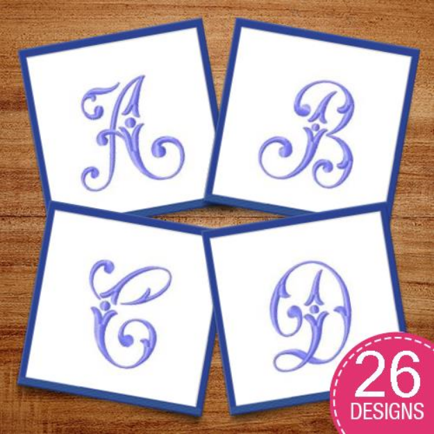Picture of Monograms 29 Embroidery Design Pack